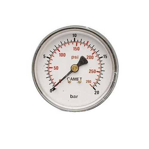 AEROTEC Manometer 16 bar 50 mm - 1/4 Zoll AG hinten, 25590150