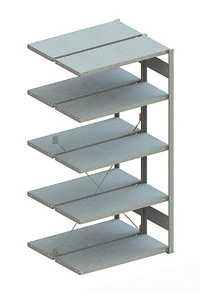 Meta CLIP 100 DAR 2000x1000x400 mm, RAL 7035, Bodenanzahl: 2 x 5, 20070669