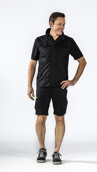 Planam Stretchline Weste, schwarz, Größe 4XL, 6630068