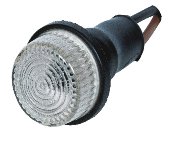 HELLA Positionsleuchte, Halogen, 24/12V, Einbau/geclipst, Lichtscheibenfarbe: glasklar, Kabel: 1800mm, links/rechts, 2PF 003 563-151