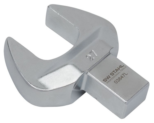 SW-Stahl Einsteck-Maulschlüssel, 27 mm, SW 27 Einsteckvierkant 14 x 18 mm, 03847L