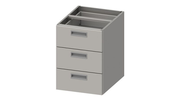 Stalgast Einbau-Schubladenblock ECO 386x490x540 mm mit drei Schubladen, Selbstmontage, DAT04693