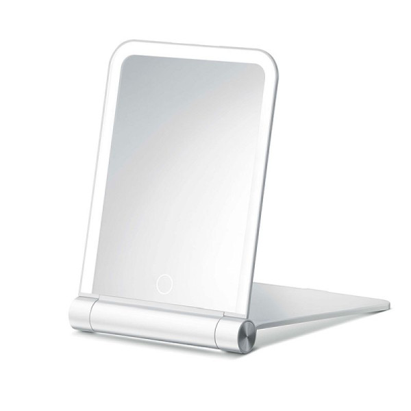 STEIN HGS iMira Faltbarer LED Spiegel, weiß, Kunststoff, 84061.0001