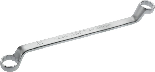 Hazet Doppel-Ringschlüssel, Außen-Doppel-Sechskant Profil, 25 x 28 mm, 630-25X28