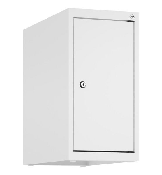 C+P Schrankaufsatz Classic PLUS, Aufsatzschrank, 9016/9016, Zylinderschloss, 500x250x500mm, 1 Abteil, 080090-19 S10029