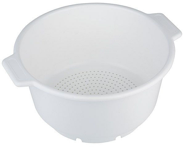 APS Seiher, Ø 36 cm, Höhe: 19 cm, Polypropylen, weiß, mit 2 Muschelgriffe, 00780