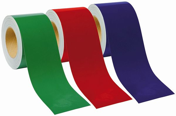 Schilder Klar Einfarbige Bänder zur Rohrleitungskennzeichnung, 33000x90 mm Folie selbstklebend, grau, 9048/00
