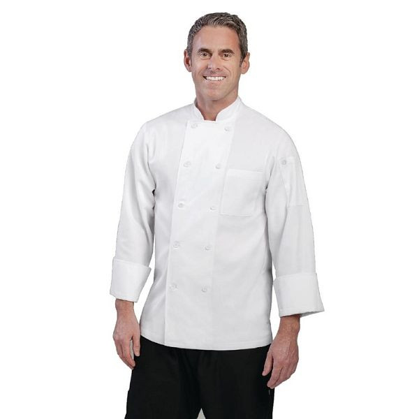 Chef Works Le Mans Kochjacke lange Ärmel weiß L, A371-L