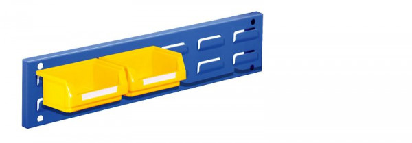 Kappes RasterPlan Wandschiene Schlitzplatte, leer, L 460 x H 100 mm, RAL 5010, 4202.00.5121