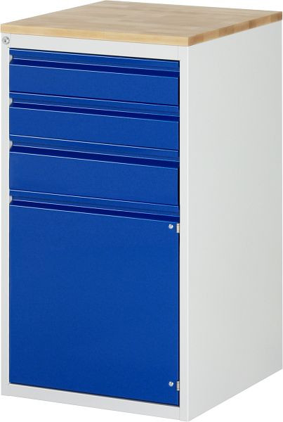 RAU Schubladeschrank L7.11, B580xT650xH1035mm, B-Top-25mm, 3xSchublade-TA, 1xTür, 03-L7.2I-B.11