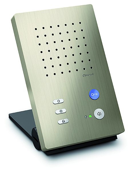 TCS Audio Innenstation zum Freisprechen Serie Carus ADAPTO, Tischgerät champagner, CAI1010-0152