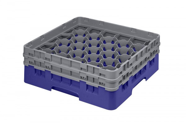 Cambro Spülkorb mit 30 Fächern Camrack® 13,3 cm maximale Höhe, Farbe: Marineblau, 30S434186