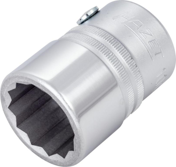 Hazet Steckschlüsseleinsatz, Doppelsechskant, Vierkant hohl 20 mm (3/4 Zoll), Außen-Doppel-Sechskant Profil, 1 ", 1000AZ-1