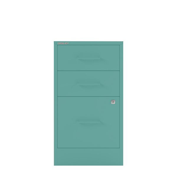 Bisley Home Filer, 2 Universal-, 1 HR-Schublade, Stahlgriff, 659 aquamarin, PFA3SH659