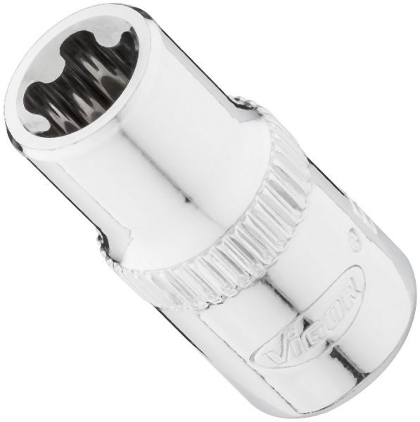 VIGOR Steckschlüsseleinsatz, 1/4″, EPR Profil, SW E8+, V7920-EPR8