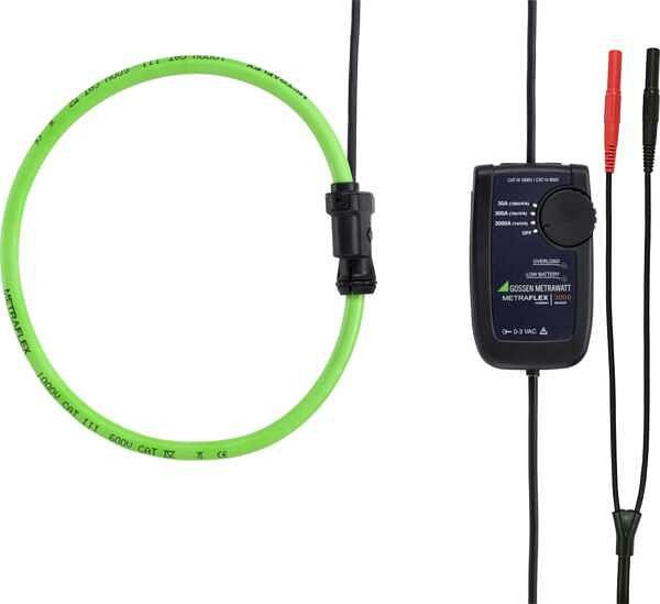 Gossen Metrawatt Flexibler Stromsensor 30/300/3000 A, 100/10/1 mV/A, Schleifenlänge 610mm, Z207E