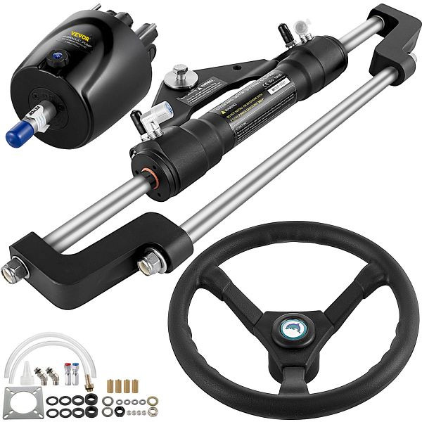 VEVOR Hydraulischer Außenbordboot-Lenksatz HK6400A-3 Marine-Lenksystemsatz 300 PS, YYDJHK6400A-3TJWRV0
