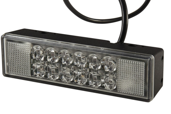 HELLA LED-Blitz-Kennleuchte, WL-LED, 24V, gelb, Schraubanschluss/Einbau, Kabel: 800mm, Stecker: offene Kabelenden, 2XD 009 048-011