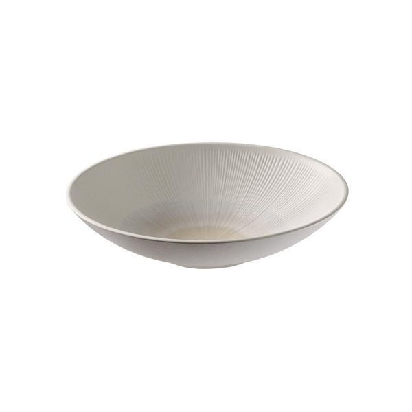 APS Schale -BLUSH- Ø 30 cm, H: 7 cm, 2,2 Liter, Melamin Weiß/Beige, 85511