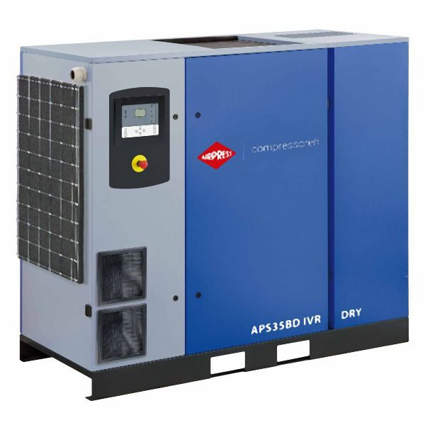 Airpress Schraubenkompressor APS 35BD IVR Dry 13 bar 35 PS/26 kW 767-4835 l/min, 36435-BDX-IVR