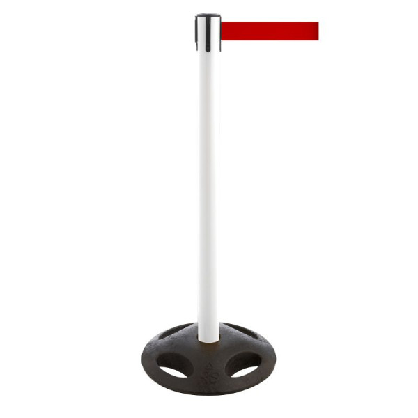 Stein HGS Personenleitsystem -P-Line Utility-, weiß, rot, mit Gurtendstück (Standard), 12828m-0102