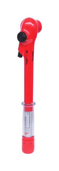 KS Tools 3/8" Drehmomentschlüssel mit Schutzisolierung und Umschalt-Ratschenkopf, 5-50Nm, 117.3810