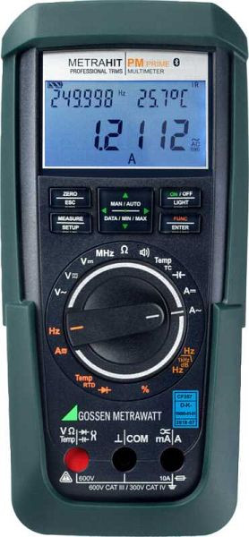 Gossen Metrawatt TRMS Präzisions-Multimeter mit 310 000 Digits, Bluetooth- und IR-Schnittstelle, METRAHIT PM PRIME BT, M248B