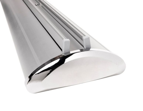 Showdown Displays Roll-Banner Double 85x200cm, silber, RBD085