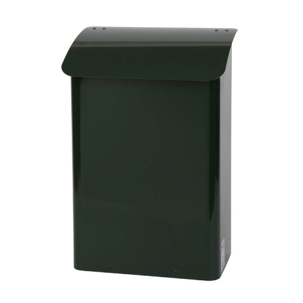 STEIN HGS Wandbriefkasten, grün, Höhe 425 mm, 83699.0001