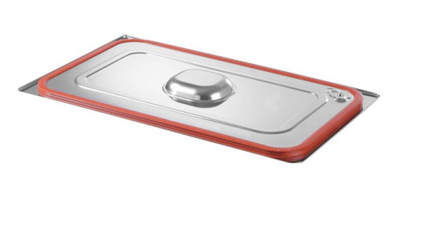 Hendi Gastronorm-Deckel mit Silikonrand, 265 mm, GN 1/2, 802625