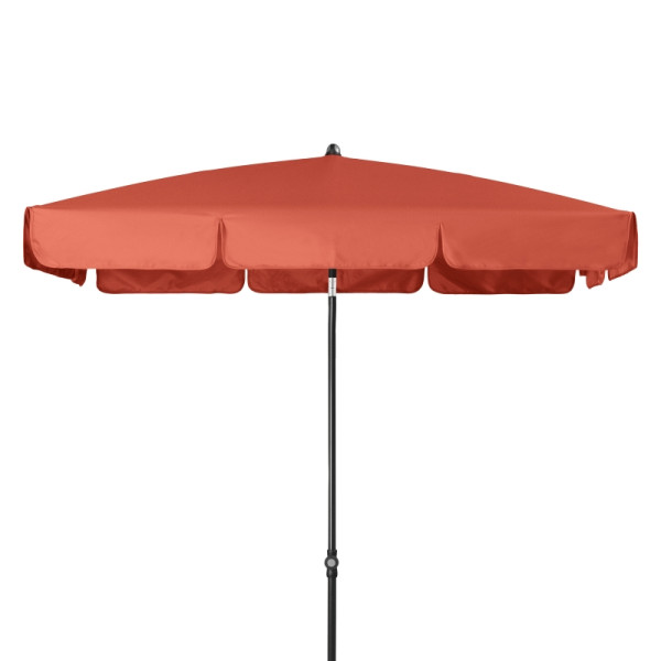doppler GS SUNLINE NEO WATERPROOF ca. 185x120/4tlg. Design 831 terracotta, Sonnenschirm mit Tragetasche, 454593831