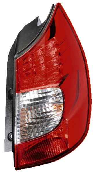 HELLA Heckleuchte, LED/Hybrid, glasklar/rot, für u.a. Renault Scénic II (JM0/1_), ECE, rechts, 2SK 009 467-121