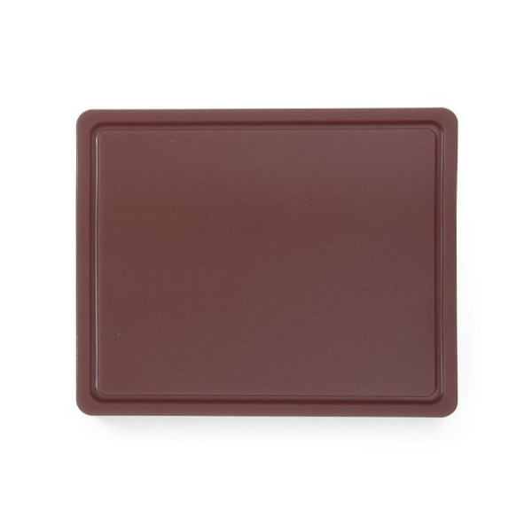 Hendi Schneidbretter HACCP GN 1/2, LxBxH: 260x320x12 mm, Braun, 826140