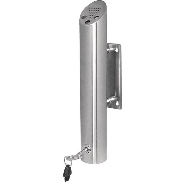 Bolero Zigarettensäule Wandmodell, Edelstahl, 46 x 7,5 cm, CG044