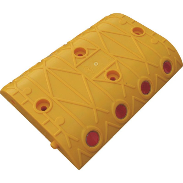 Stein HGS Temposchwelle<10 km/h mit Stecksystem, Endstück,schwarz/100mm, 10009