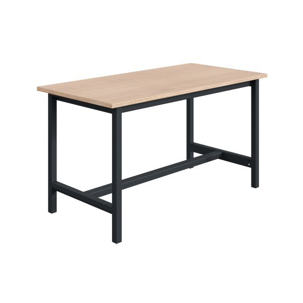 SOFAME PTH Werkbank B 1800 x T 750 x H 824mm, Multiplex-Arbeitsplatte 24 mm, Anthrazitgrau RAL 7016, W010020018GA