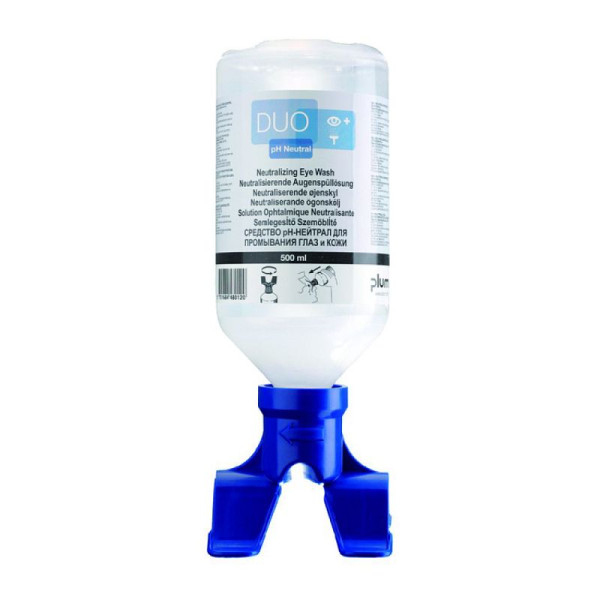 Stein HGS Augenspülflasche 'PLUM DUO pH Neutral' mit 4,9% Phosphatpufferlösung, 25952
