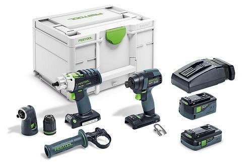 Festool Akku-Schlagschrauber TID18 5,2/4,0 I-Set PDC18, 576488