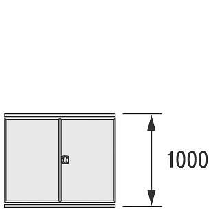 BITO Flügeltür 1300x1075 RAL7035 Set, 29953, 4250692942133