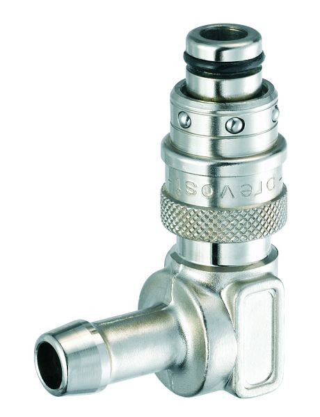 Prevost Stecker 90° mit Schlauchtülle, für Schlauch mit Innen-Ø= 8 mm, VE: 10 Stück, CPI 086808RE