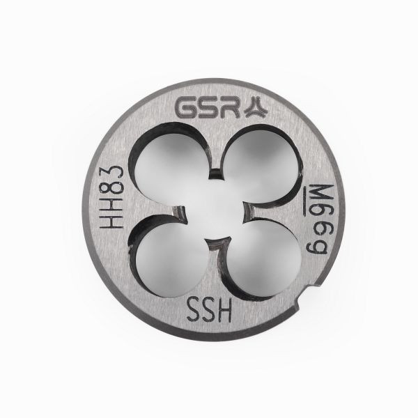 GSR Schneideisen DIN EN 22568 (DIN 223) metrisches Gewinde rechts HSS M 6, 00402190