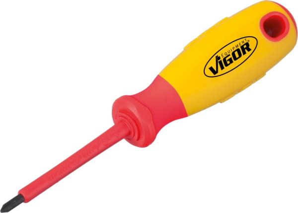 VIGOR VDE Kreuzschlitz-Schraubendreher, Kreuzschlitz Profil PH, PH0, V2062