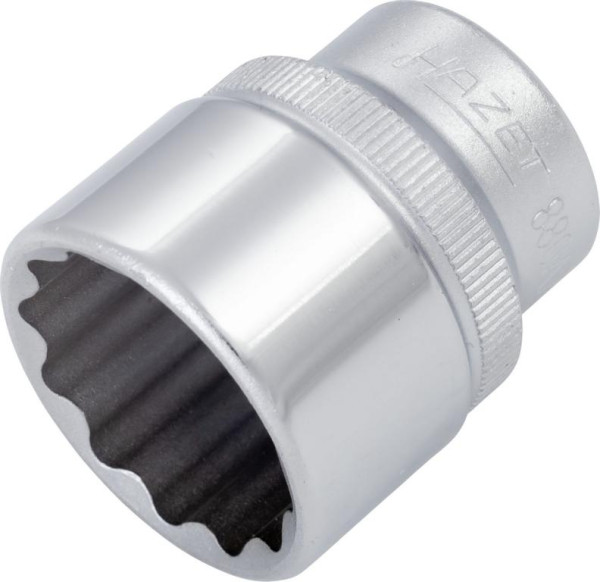 Hazet Steckschlüsseleinsatz, Doppelsechskant, Vierkant hohl 10 mm (3/8 Zoll), Außen-Doppel-Sechskant-Tractionsprofil, 7/8 ", 880AZ-7/8