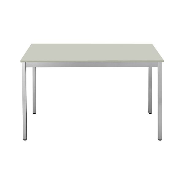 Bisley Mehrzwecktisch, Breite 1400 mm, Tiefe 800 mm, 19mm Tischstärke, 300 aluminium x G grau, MT1408G300