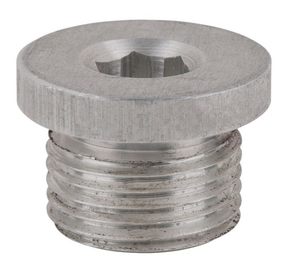 KS Tools Ölablassschraube Innen6kant 8mm, M18x1,5x11mm, VE: 10 Stück, 430.1227