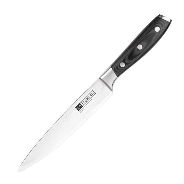 Tsuki Serie 7 Fleischmesser Klingenlänge: 20 cm, auffallend scharfes Messer, aus mehreren Edelstahlschichten, CF843