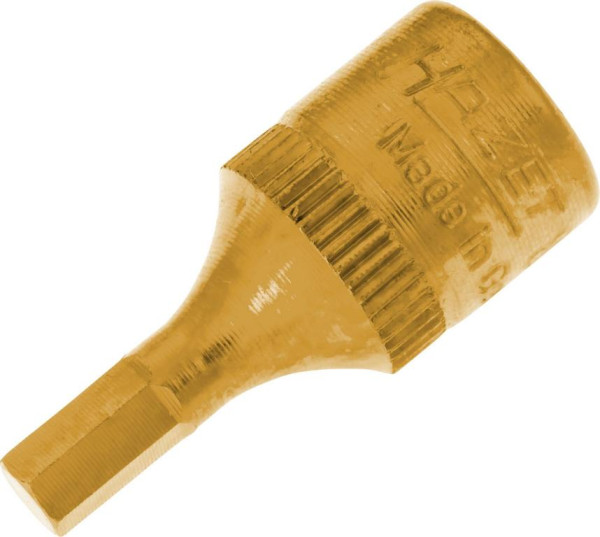 Hazet Schraubendreher-Steckschlüsseleinsatz, Vierkant hohl 6,3 mm (1/4 Zoll), Innen-Sechskant Profil, 4 mm, 8501-4