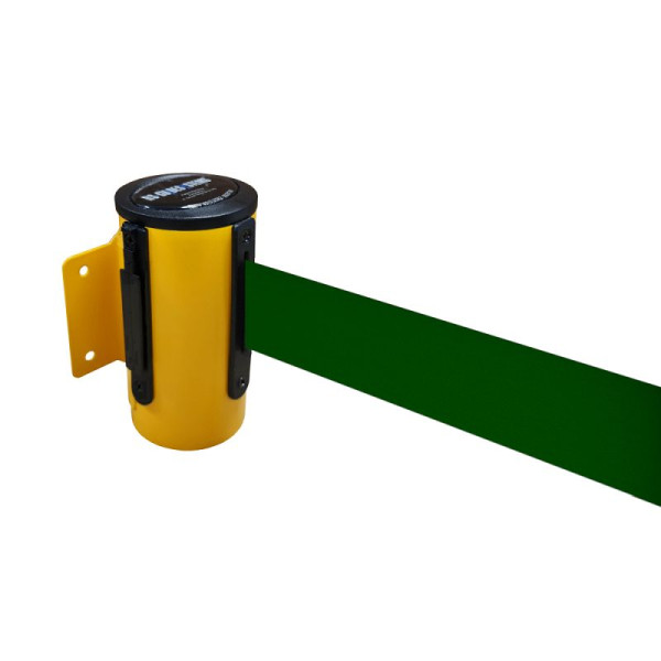 Stein HGS Wandgurtkassette -P-Line Future-, gelb, dunkelgrün, mit magnetischem Gurtendstück, 12850e-1004