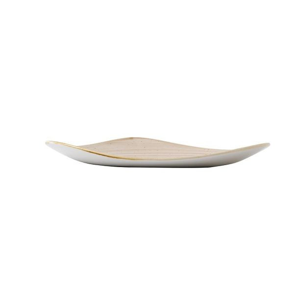Churchill Stonecast Dreieckiger Teller, Muskatcreme, 311 mm, (6 Stück), GR939
