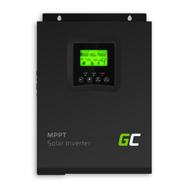 Green Cell Solar Wechselrichter Off Grid Inverter MPPT Ladegerät 12VDC, 1000W, INVSOL01